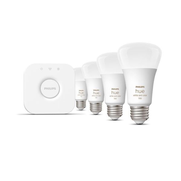 Philips Hue White & Color Ambiance 4pk Starter Kit with Hue Bridge