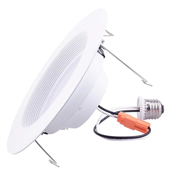 Simply Conserve White 5-in or 6-in 900-Lumen Neutral Round Dimmable LED Canned Recessed Downlight